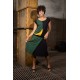 Camiseta m/c print mostaza