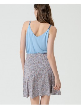 Faldilla print blau