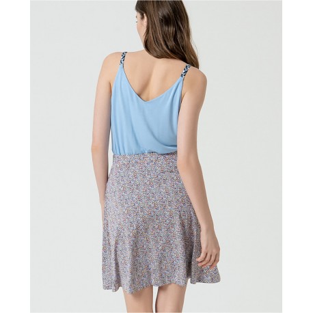 Faldilla print blau