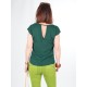 Top tela terry verd