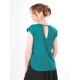 Top tela terry blava