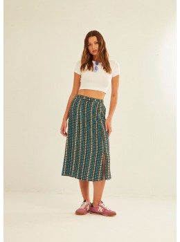 Falda corte lateral beans