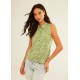 Camisa viscosa print verda