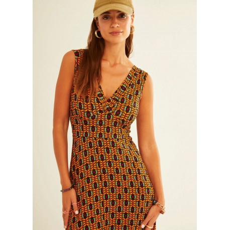 Vestit pico garnet retro