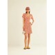 Vestit m.curta print taronja