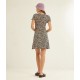 Vestido m.corta print negro