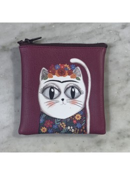 Monedero cat frida