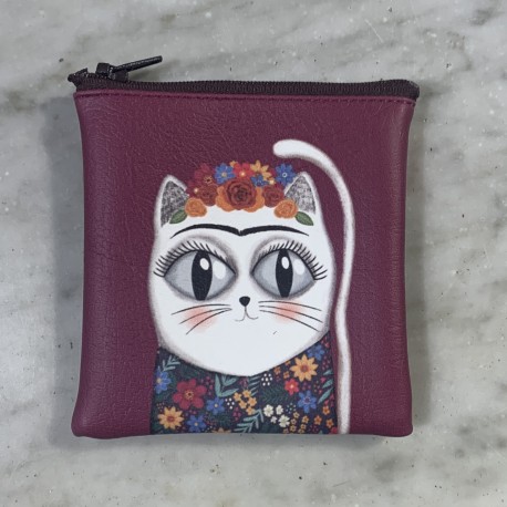 Monedero cat frida