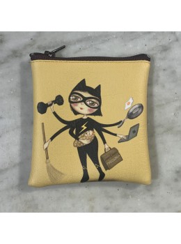 Monedero cat mama