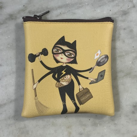 Monedero cat mama