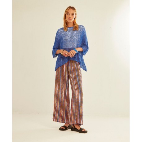 Jersey Poncho azul