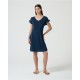 Vestido algodón orgánico azul