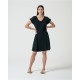 Vestido algodón orgánico negro