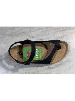 Sandàlia sprinte creuada negra