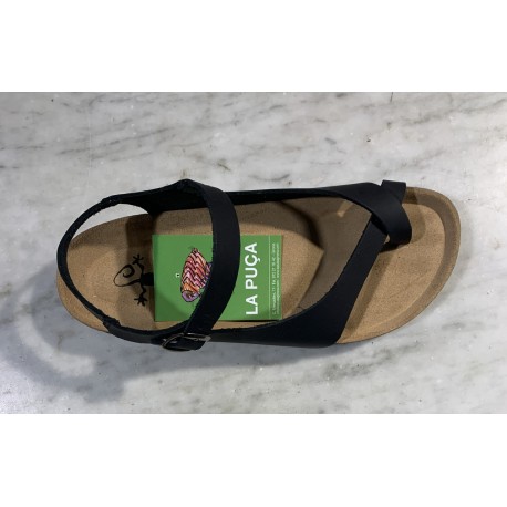 Sandàlia sprinte creuada negra