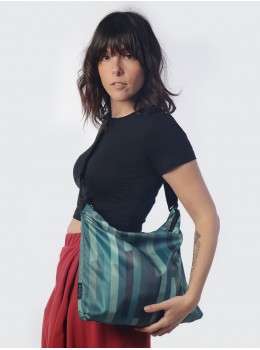 Bolso badoc blue lines