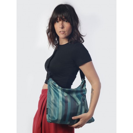 Bolso badoc blue lines
