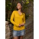Camiseta viscosa SIN pieza mostaza
