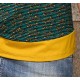 Camiseta m/c sin pieza print mostaza