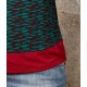 Camiseta m/c sin pieza TALLA XL print rojo