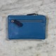 Monedero combi azul