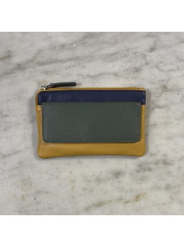 Monedero combi mostaza