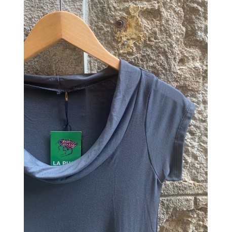 Camiseta m/c coll gris