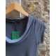 Camiseta m/c coll sense peça cintura gris