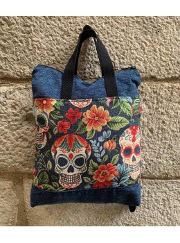 Mochila asas calavera