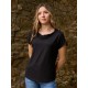 Camiseta m/c coll sense peça cintura negra