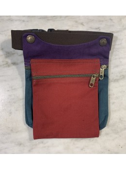 Riñonera doble combi roja