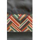 Bolso tote negro zig zag