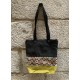 Bolso tote mostaza diamante