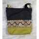 Bolso mini mostaza diamante