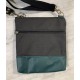 Bolso mini verde print azul