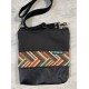 Bolso mini negro zig zag