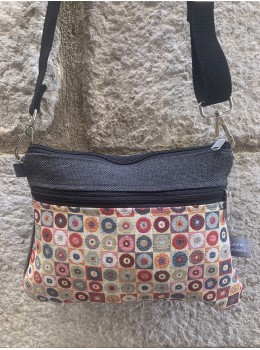 Ronyonera / Bolso tapisseria cercles