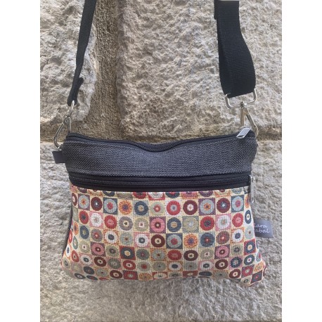 Ronyonera / Bolso tapisseria cercles