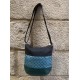 Bolso món verde print azul