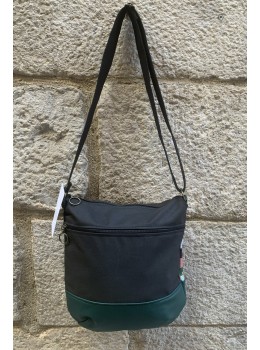 Bolso món verde print azul