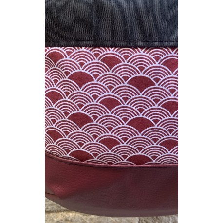 Bolso món granate fan