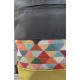 Mochila típica mostaza colores
