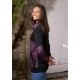 Dessuadora unisex coll creuat lila