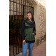 Dessuadora unisex coll creuat verd
