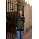 Dessuadora unisex coll creuat verd