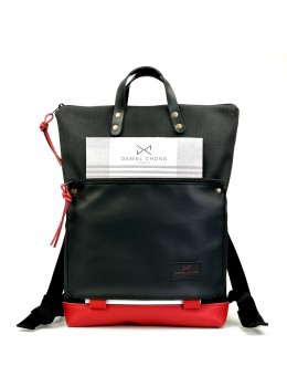 Mochila book holder negra roja