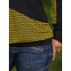 Camiseta viscosa zigzag amarilla