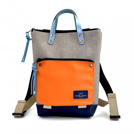 Mochila mini holder book naranja