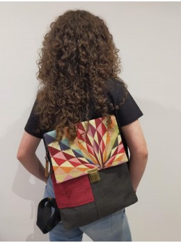 Mochila carbón combi