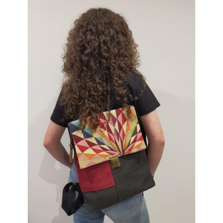 Mochila carbón combi